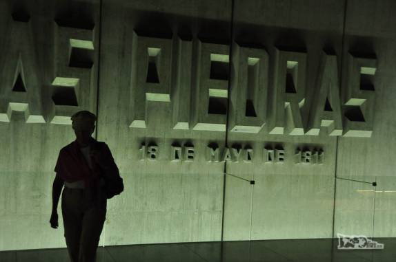Visita ao mausoleu de Artigas, na Plaza Independencia, no Centro Velho de Montevideo, no Uruguai